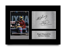 Nigel mansell ayrton - mansell, senna
