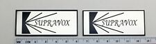 Supravox Speaker Grill Badge Logo Personalizzato Coppia Alluminio Spedizione Gratuita