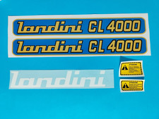 ADESIVI DECALCOMANIE LANDINI CL 4000  PER TRATTORI AGRICOLI CINGOLATI LANDINI