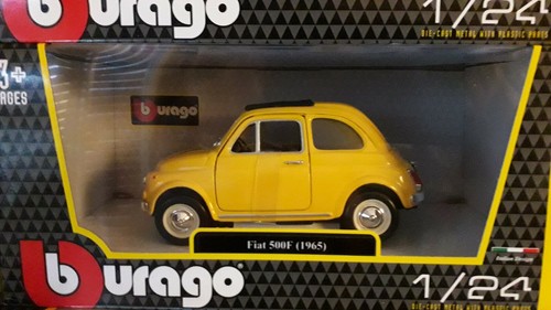 Fiat 500f bburago scala - fiat,