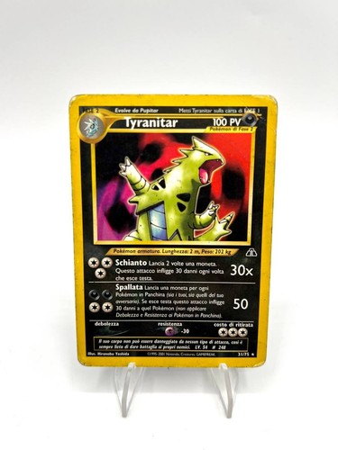 Carta pokemon tyranitar - carta, set