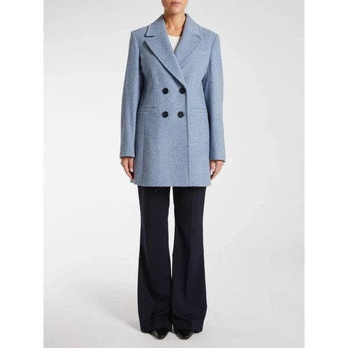 Cappotto doppiopetto lana - doppiopetto, in
