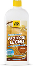 , PROTEGGI LEGNO, Cera per Parquet Verniciato, Prefinito E Laminato, Azione Ravv