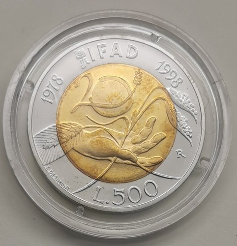 Italia 500 lire 1998 anni - italia,