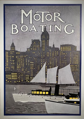 Motor boating poster - motor, boating-poster