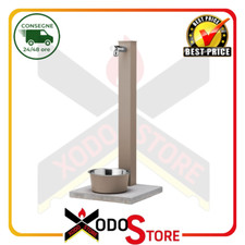 Fontana colonna con base e - a,