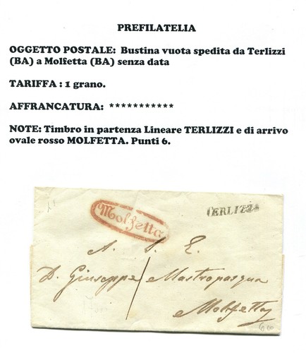 Pre19 lettera prefilatelica - pre19,