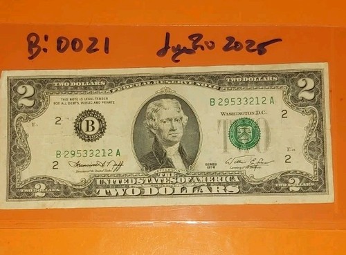 Banconota dollari anno 1976 - anno,