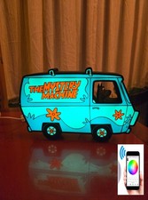 Insegna LED Sincronizzazione Colore/Musica Scooby Doo Mystery Machine - Uomo Caverna, Decorazione Festa