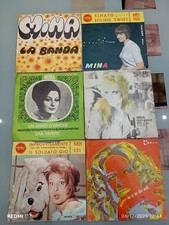 LOTTO 6 LP VINILI 45 GIRI MINA