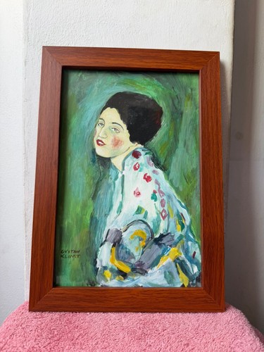 Gustav klimt dipinto olio - klimt,, su