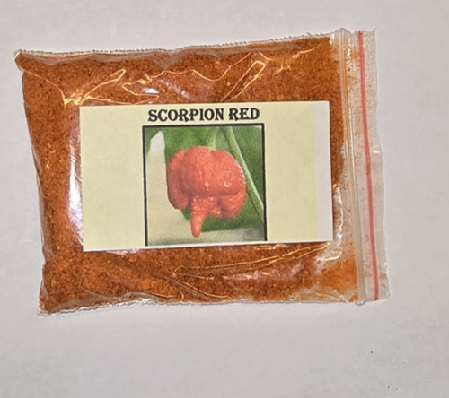 Scorpion red rosso - scorpion, polvere