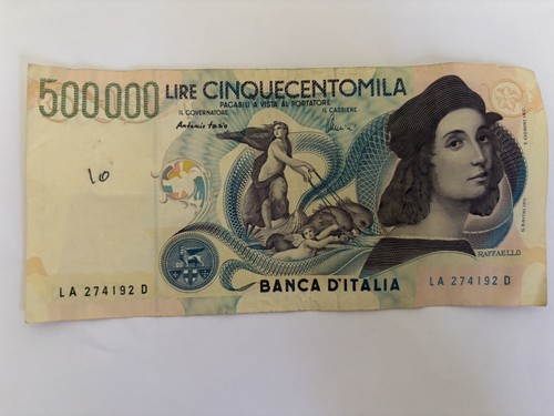 Banconota 500 000 lire - banconota, 500.000