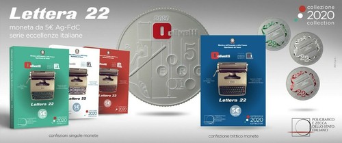 Italie série des - 5, euro