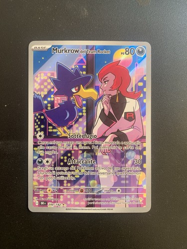 Carta pokémon murkrow del - carta,