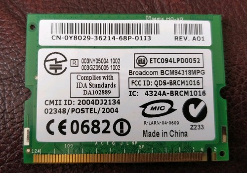 Broadcom bcm94318mpg dell - dell, hp