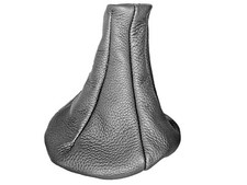 adatta a FIAT PANDA w 169 CUFFIA LEVA CAMBIO VERA PELLE GRIGIA DAL 2003 AL 2012