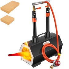 VEVOR Forgia a Gas Propano Esagonale Doppio Bruciatore Temperatura Max. da 1426℃