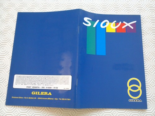 Gilera sioux manuale uso e - sioux,