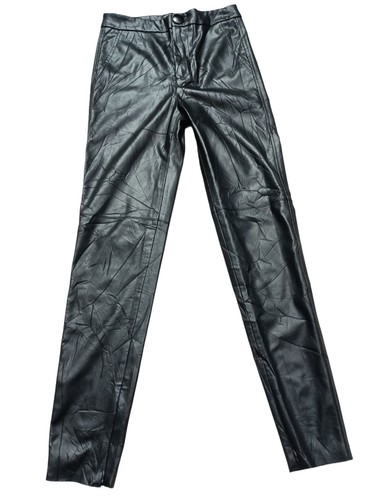 Zara pantalone ecopelle donna - zara,