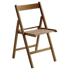 Sedia richiudibile in legno di