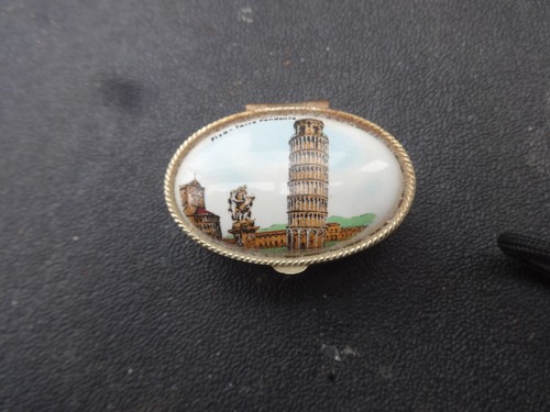 Pisa pill box trinket holder