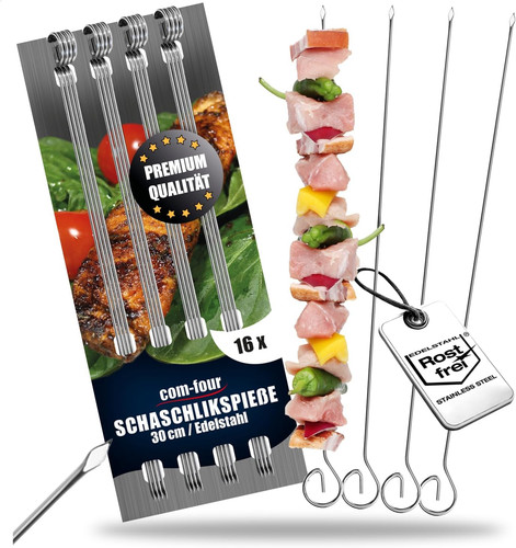 16x spiedini per kebab in - ®,