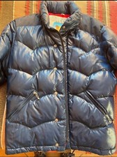 Piumino Millet originale anni '80 BLU lucido