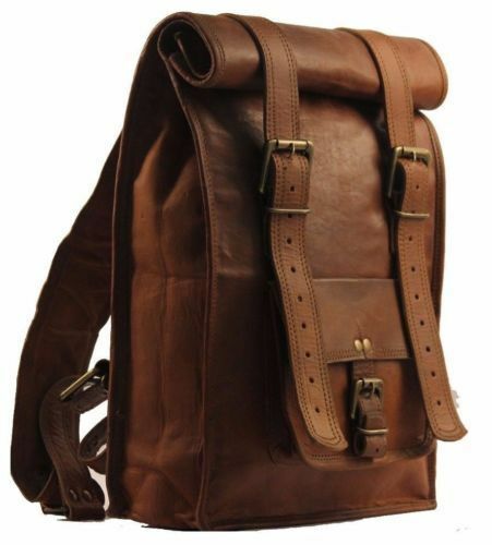 Nuovo pelle laptop zaino uomo - pelle,