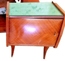 COMODINO in legno - anni 50  mobili vintage modernariato cm 35x52x60