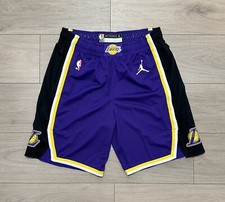 lakers team emesso taglia 40R dichiarazione taglio professionale maglia pantaloncini logo michael jordan