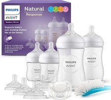 Philips Avent Set regalo per neonati con biberon - 4 biberon, 2 tettarelle extra