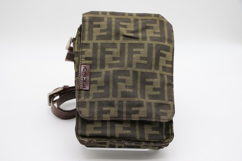 Fendi zucca shoulder bag - shoulder, brown