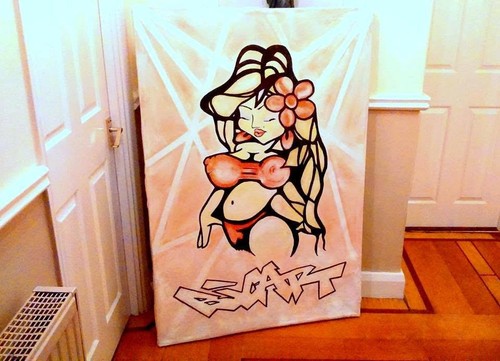Grande quadro arte graffiti - quadro,