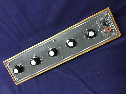 Decade resistance box - resistance,