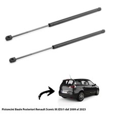 2 MOLLE  A GAS PISTONI  PORTELLONE BAGAGLI X RENAULT SCENIC III JZ0/1 dal 2009