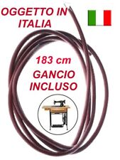 CINGHIA di cuoio a pedale MACCHINA PER CUCIRE antica SINGER NECCHI d' epoca