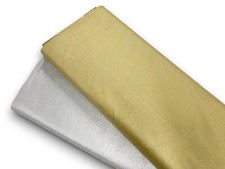 Tessuto Cotone Oro Argento