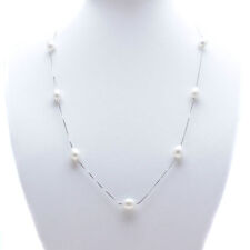 Collana Pearl Station Argento