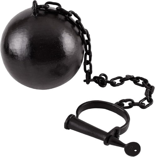 Palla nera manette per - palla, i