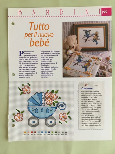 Schema punto croce bambini - punto,