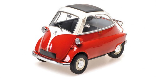 Bmw isetta white red - white,