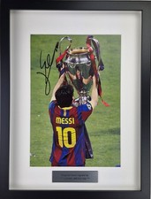 Lionel Messi tela autografata