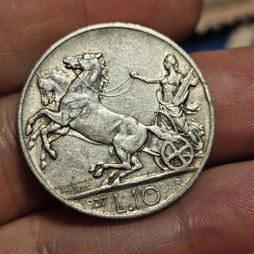 Regno italia lire - 10, argento