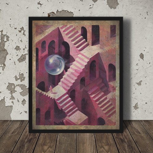 Vintage labirinto sfera - labirinto,