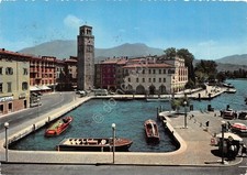 Cartolina Riva del Garda Il Porto Motoscafo Riva 1951 (Genova)