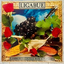 LIGABUE LP LAMBRUSCO COLTELLI & POP CORN, PRIMA STAMPA 1991 MINT CONDITION 