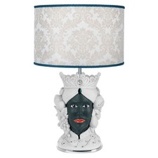 Bongelli Preziosi Lampada da tavolo in stile moderno con testa di moro maschile