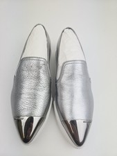Scarpe Miu Miu slip on argento