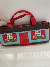Cath Kidston ferri da maglia artigianali borsa da cucire vintage kitsch cottage 